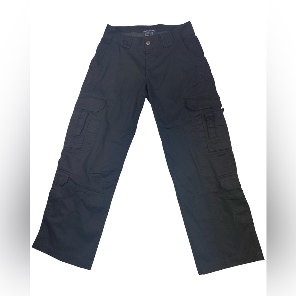 5.11 Tactical‎ Series Women’s Size 10 Black Cargo Utility Pants Straight Leg